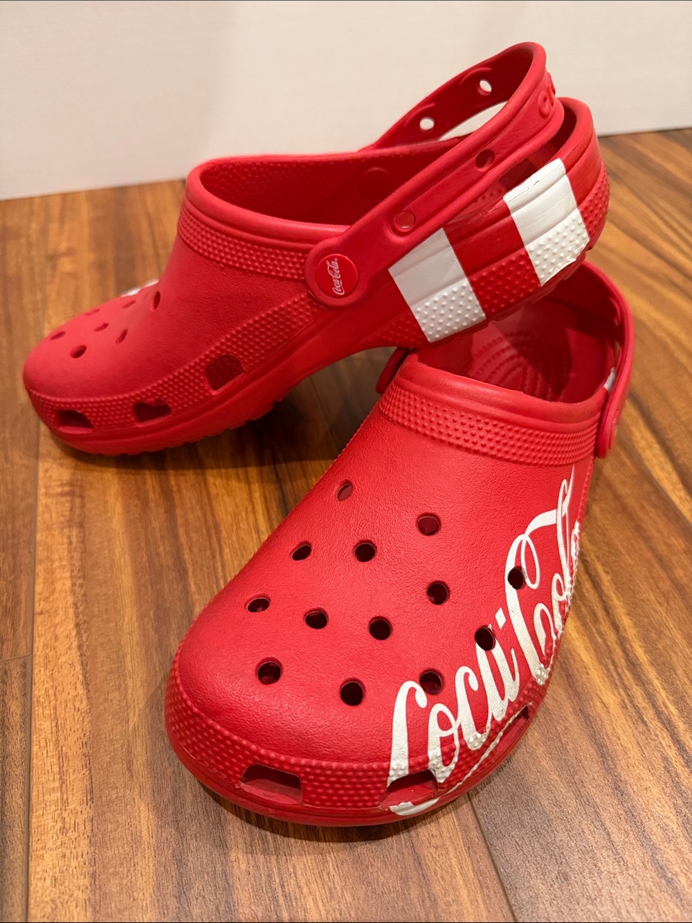 🥤 Coca-Cola crocs red size men's 8 women's 10
